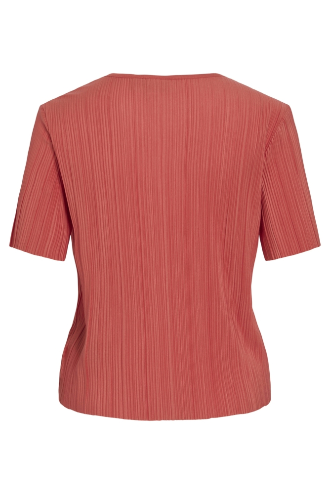 VIPLISA O-NECK S/S TOP - NOOS 14089481 Paprika